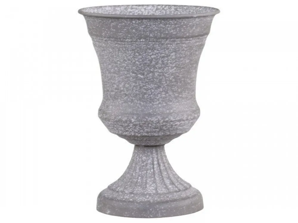 Clearance Chic Antique Blumentopf auf Fuß mit Dekor