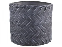Online Chic Antique Blumentopf Corte mit Flechtmuster