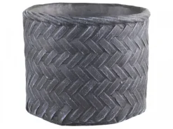 Online Chic Antique Blumentopf Corte mit Flechtmuster