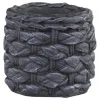 Outlet Chic Antique Blumentopf Corte mit grobem Flechtmuster