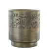 Best Chic Antique Blumentopf mit Muster aus Eisen