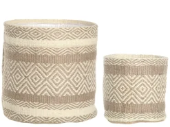 Sale Chic Antique Blumentopf mit Plastfütterung im Set