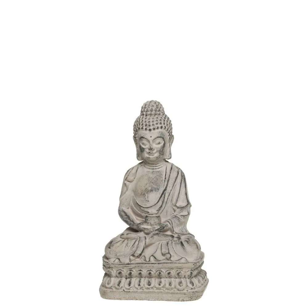 Discount Chic Antique Buddha auf Podest