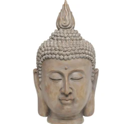 Online Chic Antique Buddha Kopf aus Polyresin