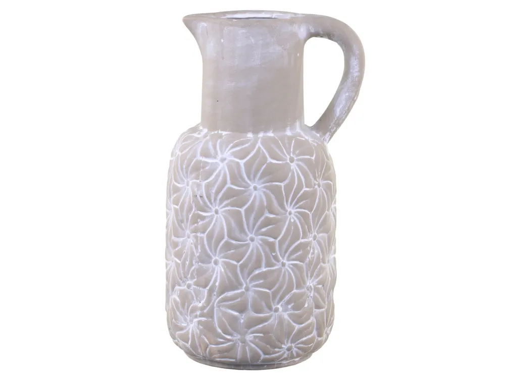 Outlet Chic Antique Colmar Kanne mit Blumenmotiv