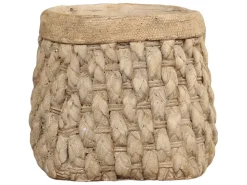 Discount Chic Antique Corte Übertopf mit Flechtoptik