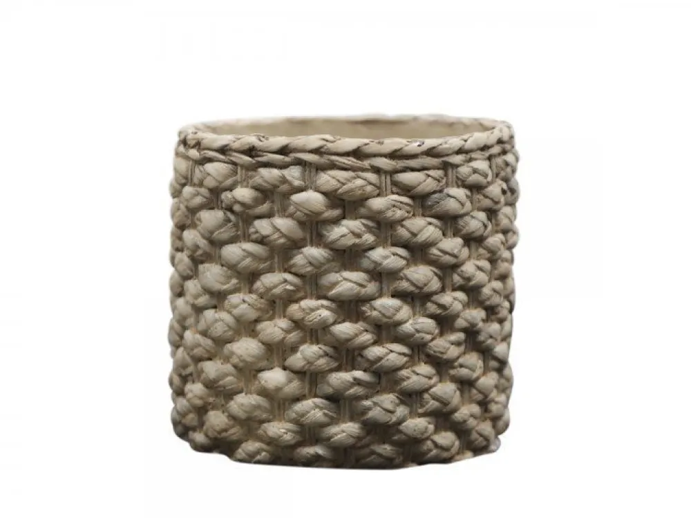 Sale Chic Antique Corte Übertopf mit Zopfmuster