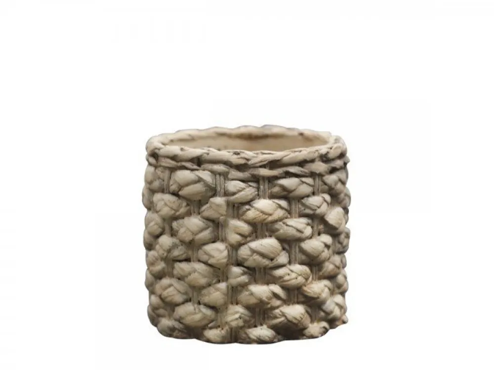 Sale Chic Antique Corte Übertopf mit Zopfmuster
