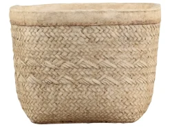 New Chic Antique Corte Übertopf mit Geflecht Muster