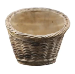 Best Chic Antique Corte Übertopf mit Flechtmuster