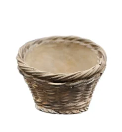 Best Chic Antique Corte Übertopf mit Flechtmuster