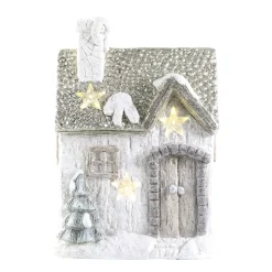 Discount Chic Antique Deko Haus mit LED Stern