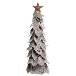 Outlet Chic Antique Deko Weihnachtsbaum aus Birkenrinde mit Stern