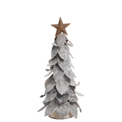 Outlet Chic Antique Deko Weihnachtsbaum aus Birkenrinde mit Stern