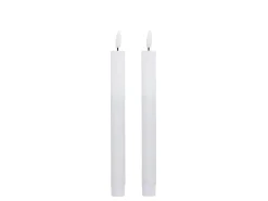 Outlet Chic Antique Dinnerkerze Stabkerze LED 2er