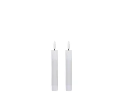 Outlet Chic Antique Dinnerkerze Stabkerze LED 2er