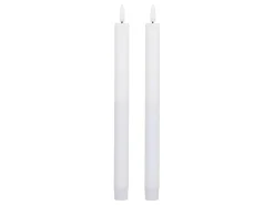 Outlet Chic Antique Dinnerkerze Stabkerze LED 2er