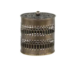 Outlet Chic Antique Dose mit Deckel und Muster
