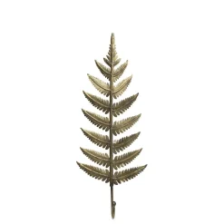 Discount Chic Antique Eisen Haken in Blattform