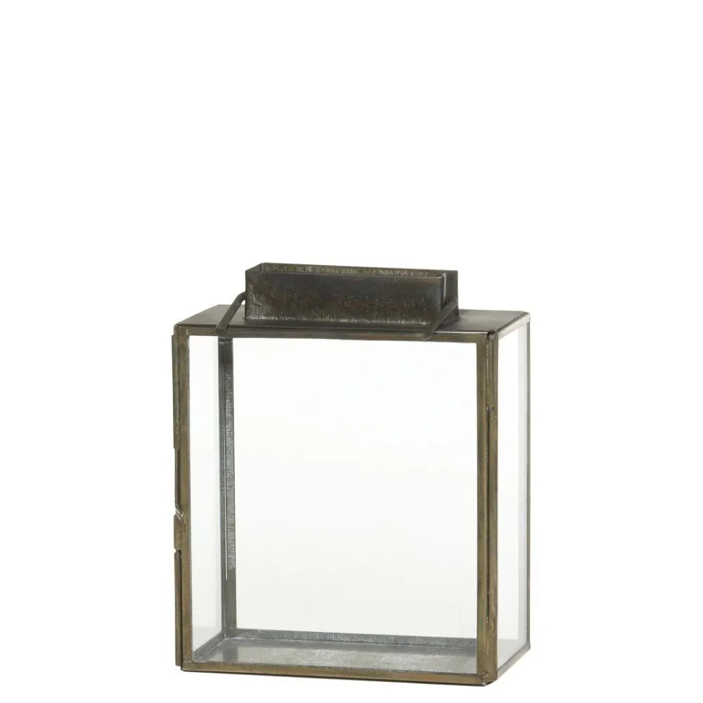 Outlet Chic Antique Eisen Laterne für Kerzen