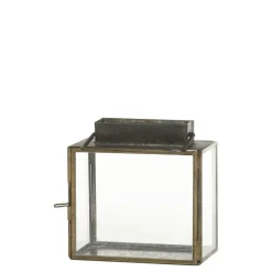 Outlet Chic Antique Eisen Laterne für Kerzen