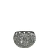 Chic Antique Eisen Teelichthalter mit Muster