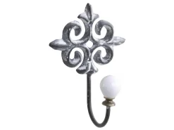 Outlet Chic Antique Eisenhaken mit Dekor und Griff