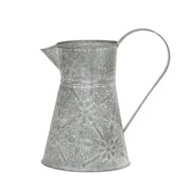 Discount Chic Antique Eisenkanne mit floralem Muster