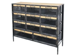 Chic Antique Factory Kommode, Industrial Design