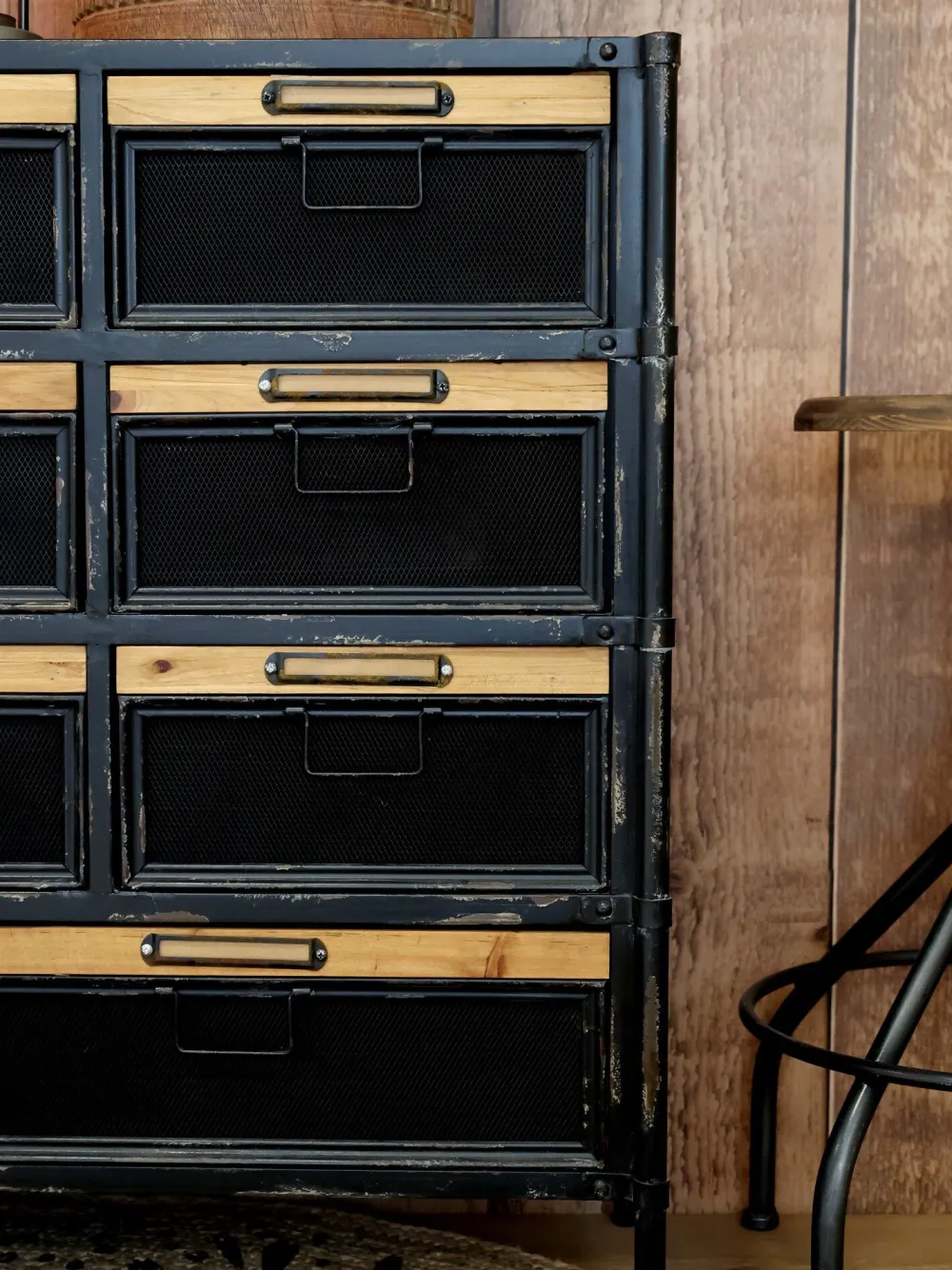 Chic Antique Factory Kommode, Industrial Design