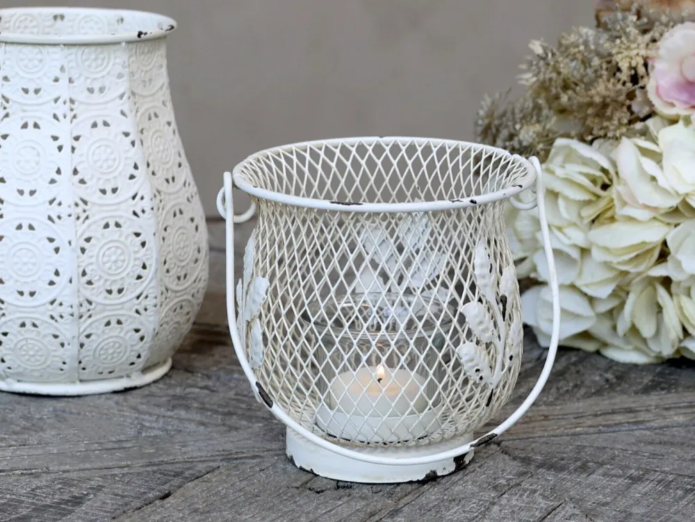 Sale Chic Antique Fil De Fer Hurricane Windlicht mit Henkel