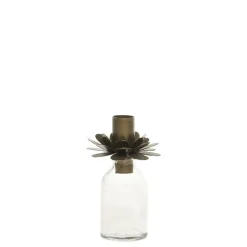Sale Chic Antique Flasche mit Kerzenhalter