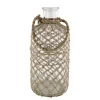 Outlet Chic Antique Flasche mit Geflecht und Henkel