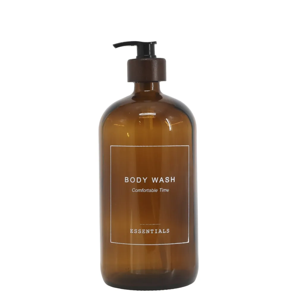 Outlet Chic Antique Flasche Spender mit Pumpe Body Wash Aufschrift
