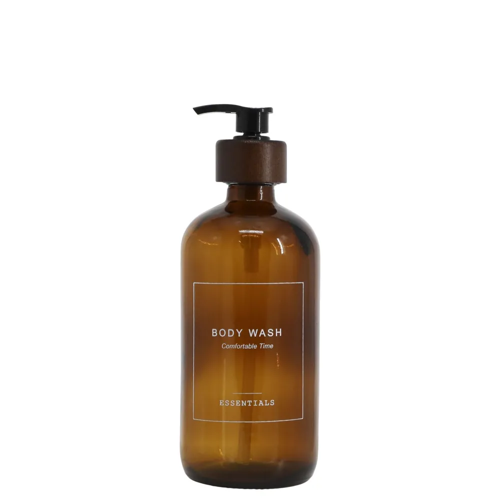 Outlet Chic Antique Flasche Spender mit Pumpe Body Wash Aufschrift