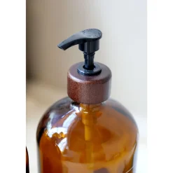 Discount Chic Antique Flasche Spender mit Pumpe Conditioner Aufschrift