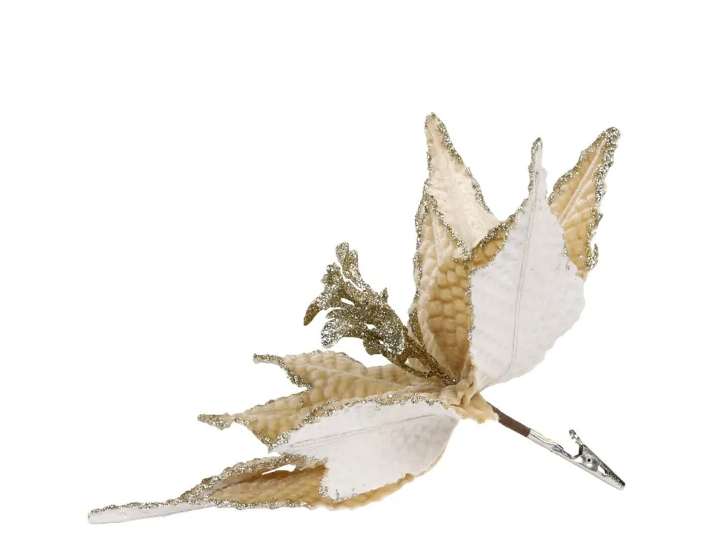 Sale Chic Antique Fleur Blume mit Clips, Tannenbaumschmuck