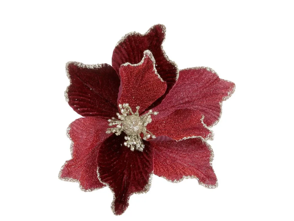 Sale Chic Antique Fleur Blume mit Clips, Tannenbaumschmuck