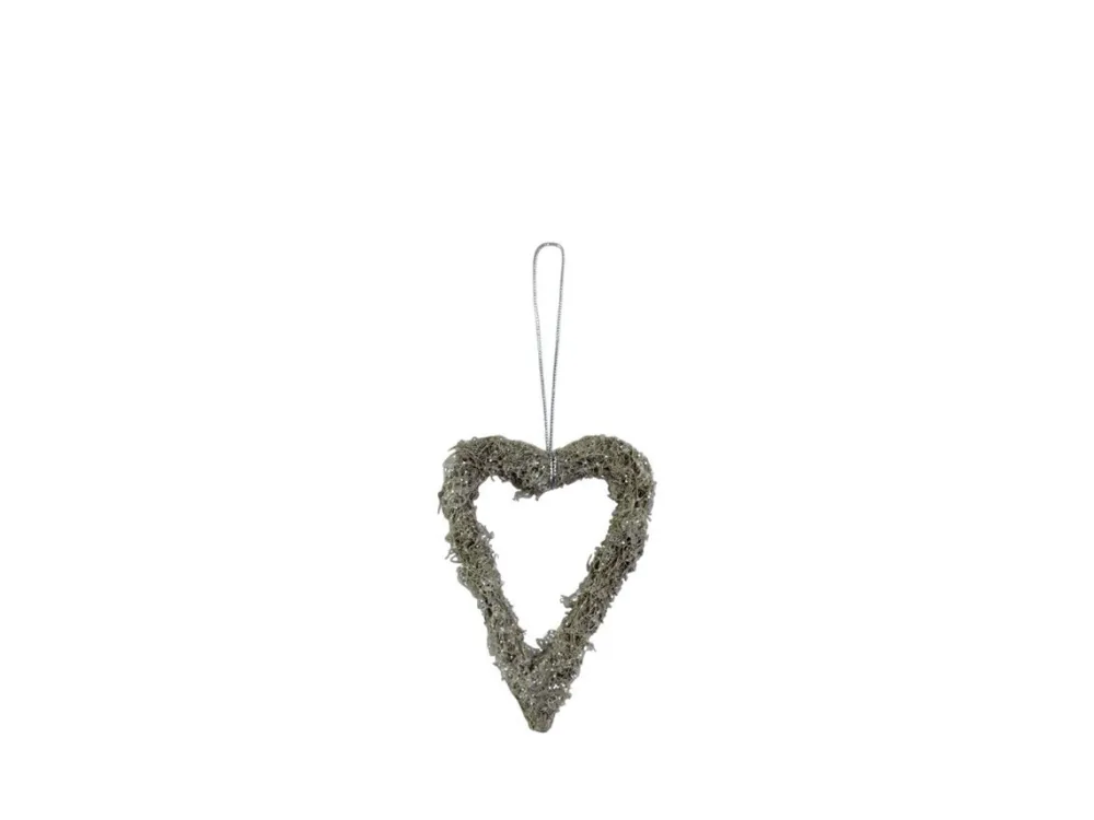 Chic Antique Fleur Flechtenherz mit Aufhängung