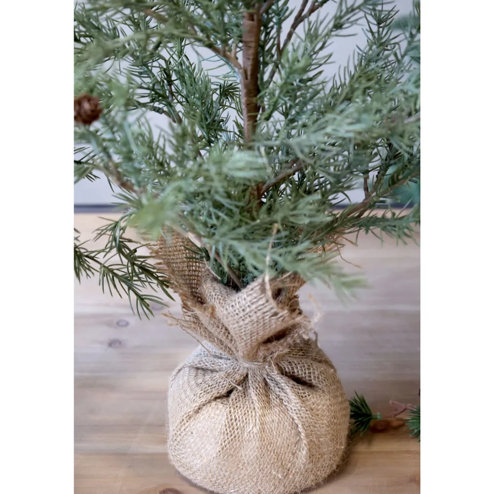 Clearance Chic Antique Fleur Tannenbaum mit Zapfen, Künstlich