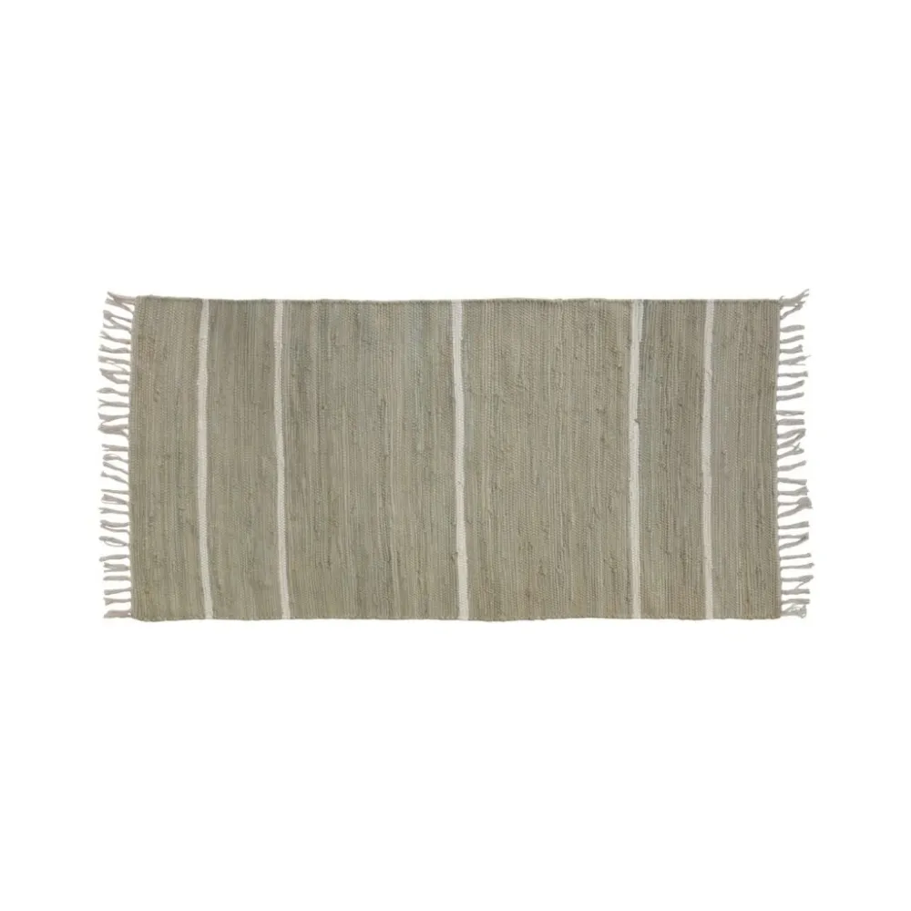 Chic Antique Flickenteppich mit Streifen