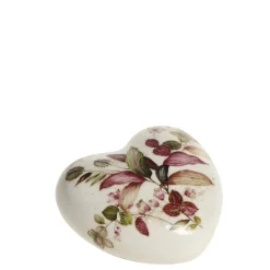 Best Chic Antique Florac Herz mit Blumenmotiv