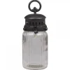 Clearance Chic Antique Französische Stalllaterne inkl. Glühbirne und Timer mit gerilltem Glas