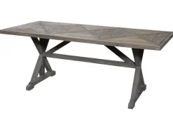 Discount Chic Antique Französischer Esstisch in Recyclingholz