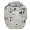 Outlet Chic Antique Frejus Topf aus Terrakotta groß