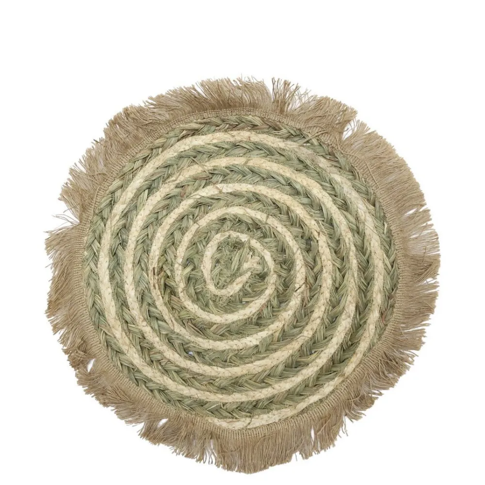 Clearance Chic Antique Geflochtene Platzdeckchen aus Pflanzen