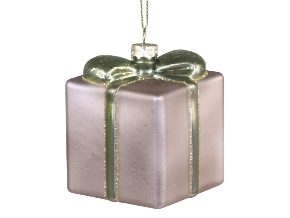 Sale Chic Antique Geschenk mit Glitzer zum Aufhängen