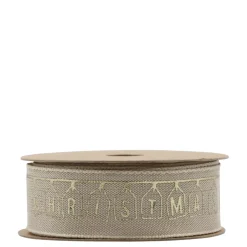 Online Chic Antique Geschenkband mit Merry Christmas