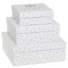 New Chic Antique Geschenkbox 3er-Set mit Sternen