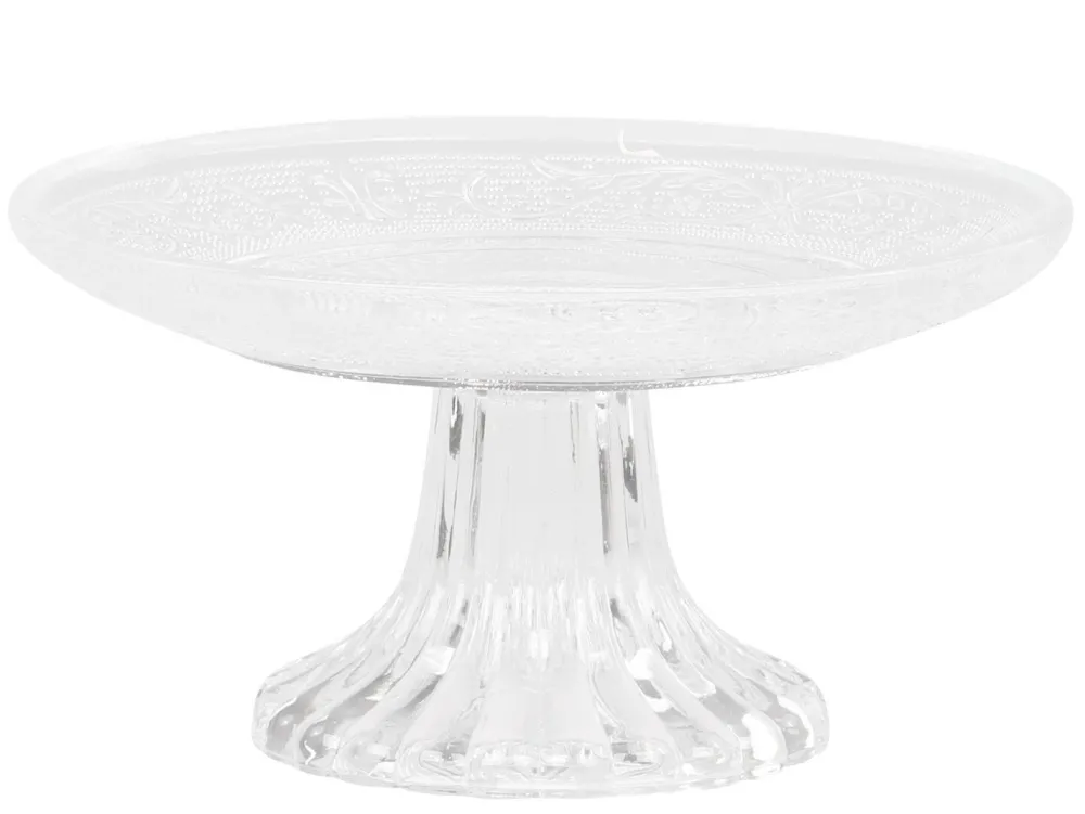 Outlet Chic Antique Glas Etagere mit Muster